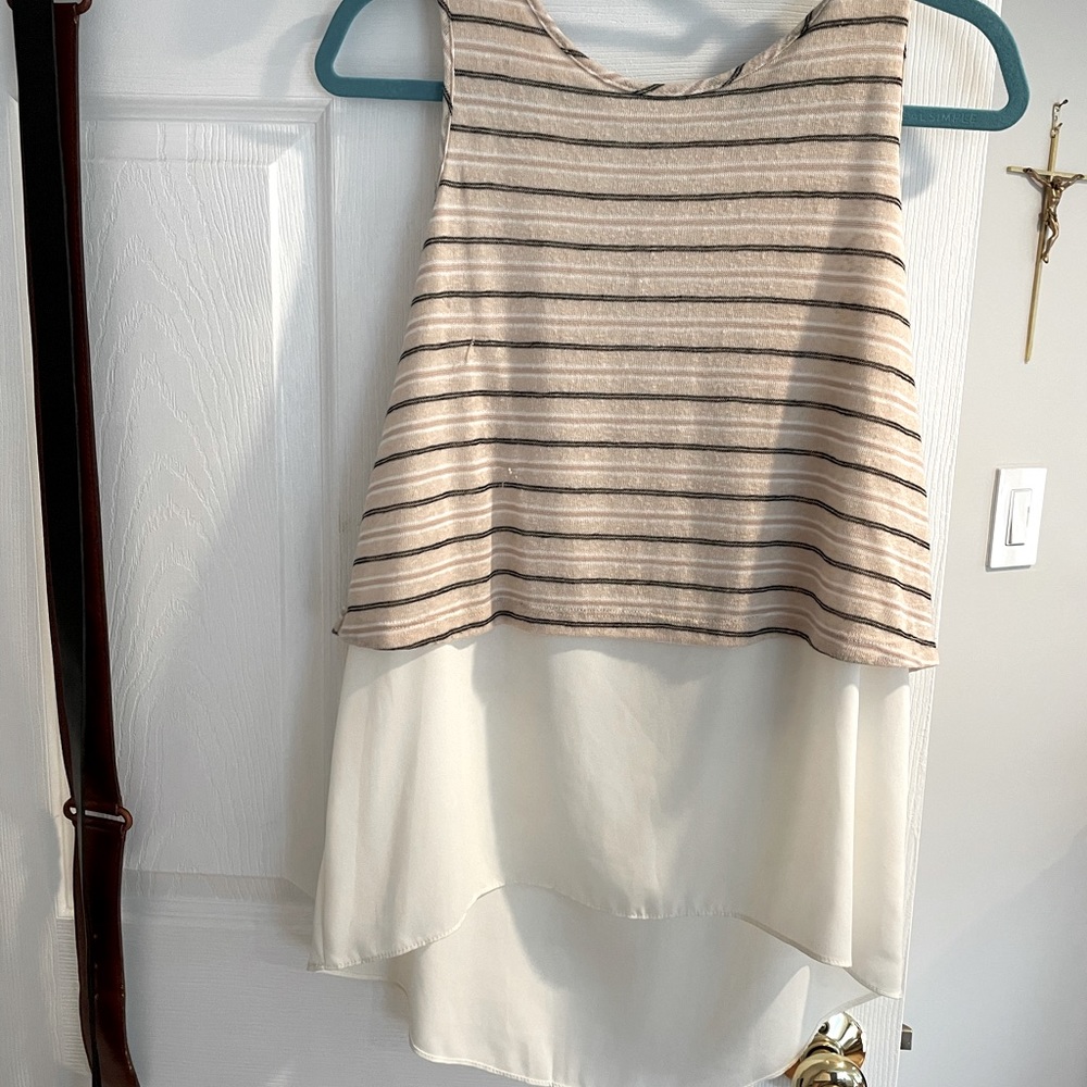 Striped Work Blouse